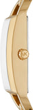 Michael Kors Empire Three Hand Gold Dial Gold Steel Strap Watch For Women - MK7406 Authentic Buy Shop Now