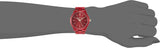 Michael Kors Slim Runway Red Dial Red Steel Strap Watch For Women - MK3895 Authentic Buy Shop Now