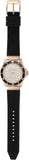 Michael Kors Everest Analog Rose Gold Dial Black Silicone Strap Watch For Women - MK7358 Authentic Buy Shop Now