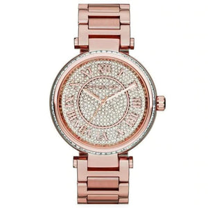 Michael Kors Skylar Rose Gold Dial Rose Gold Steel Strap Watch for Women - MK5868 Authentic Buy Shop Now