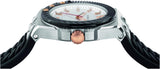 Versace Chain Reaction Quartz White Dial Black Rubber Strap Watch for Men - VEDY00219 Authentic Buy Shop Now