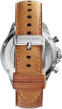 Michael Kors Gage Chronograph Quartz Black Dial Brown Leather Strap Watch For Men - MK8333 Authentic Buy Shop Now