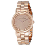 Marc Jacobs Marci Rose Gold Dial Rose Gold Steel Strap Watch for Women - MBM3099 Authentic Buy Shop Now