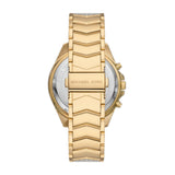 Michael Kors Whitney Chronograph Black Dial Gold Steel Strap Watch for Women - MK7224 Authentic Buy Shop Now