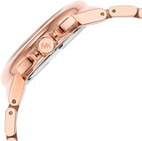 Michael Kors Camille Chronograph White Dial Rose Gold Steel Strap Watch For Women - MK7271 Authentic Buy Shop Now