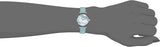 Emporio Armani Gianni T Bar Mother Of Pearl Blue Dial Blue Leather Strap Watch For Women - AR1959 Authentic Buy Shop Now