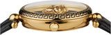 Versace Palazzo Empire Black Dial Black Leather Strap Watch for Women - VCO020017 Authentic Buy Shop Now