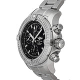 Breitling Avenger Chronograph 43 Black Dial Silver Steel Strap Watch for Men - A13385101B1A1 Authentic Buy Shop Now