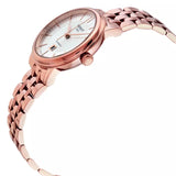 Tissot T Classic Carson Premium White Dial Rose Gold Steel Strap Watch for Women - T122.207.33.031.00 Authentic Buy Shop Now