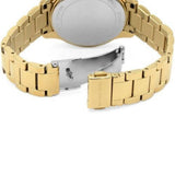 Michael Kors Layton Three Hand Mother of Pearl White Dial Gold Steel Strap Watch For Women - MK6870 Authentic Buy Shop Now
