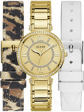 Guess Montage Quartz Gold Dial Gold Steel Strap Watch For Women - GW0588L1 Authentic Buy Shop Now