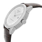 Tissot Luxury Powermatic 80 Silver Dial Brown Leather Strap Watch For Men - T086.407.16.031.00 Authentic Buy Shop Now
