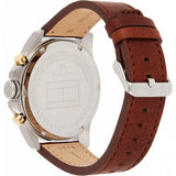 Tommy Hilfiger Decker Blue Dial Brown Leather Strap Watch for Men - 1791561 Authentic Buy Shop Now