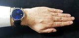 Tissot T Classic Tradition Blue Dial Black Leather Strap Watch For Men - T063.610.16.047.00 Authentic Buy Shop Now