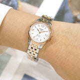 Tissot Le Locle Automatic Small Lady Silver Dial Two Tone Steel Strap Watch For Women - T41.2.183.33 Authentic Buy Shop Now