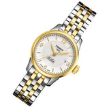 Tissot Le Locle Automatic Small Lady White Dial Two Tone Steel Strap Watch For Women - T41.2.183.34 Authentic Buy Shop Now