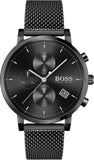 Hugo Boss Integrity Black Dial Black Mesh Bracelet Watch for Men - 1513813 Authentic Buy Shop Now