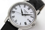 Tissot T Classic Carson White Dial Black Leather Strap Watch for Men - T085.410.16.013.00 Authentic Buy Shop Now