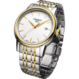 Tissot T Classic Carson Quartz White Dial Two Tone Steel Strap Watch for Men - T085.410.22.011.00 Authentic Buy Shop Now