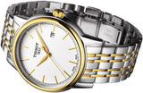 Tissot T Classic Carson Quartz White Dial Two Tone Steel Strap Watch for Men - T085.410.22.011.00 Authentic Buy Shop Now