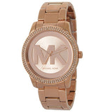 Michael Kors Tibby Quartz Rose Gold Dial Rose Gold Steel Strap Watch For Women - MK6880 Authentic Buy Shop Now