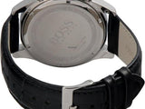 Hugo Boss Ikon Blue Dial Black Leather Strap Watch for Men - 1513176 Authentic Buy Shop Now