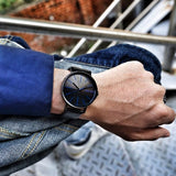 Calvin Klein Boost Black Dial Black Leather Strap Watch for Men - K7Y214CZ Authentic Buy Shop Now