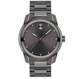 Movado Bold Verso Grey Dial Grey Steel Strap Watch for Men - 3600860 Authentic Buy Shop Now