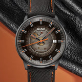 Mido Commander Automatic Gradient Black Dial Black Nylon Strap Watch For Men - M021.407.37.411.00 Authentic Buy Shop Now
