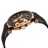 Tissot T Race Chronograph Black Dial Black Silicone Strap Watch For Men - T115.417.37.051.00 Authentic Buy Shop Now