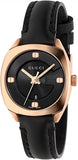 Gucci GG2570 Quartz Black Dial Black Leather Strap Watch For Women - YA142509 Authentic Buy Shop Now