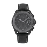 Tag Heuer Aquaracer Automatic Chronograph Special Edition Titanium Grey Dial Black Leather Strap Watch for Men - CAY218B.FC6370 Authentic Buy Shop Now