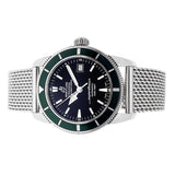 Breitling Superocean Heritage 42mm Chronograph Green Bezel Mens Watch - A1732136 Authentic Buy Shop Now