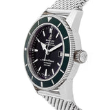 Breitling Superocean Heritage 42mm Chronograph Green Bezel Mens Watch - A1732136 Authentic Buy Shop Now