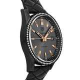Tag Heuer Carrera Diamonds Anthracite Black Dial Black Leather Strap Watch for Women - WAR1115.FC6392 Authentic Buy Shop Now