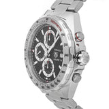 Tag Heuer Formula 1 Calibre 16 Automatic Chronograph Black Dial Silver Steel Strap Watch for Men - CAZ2010.BA0876 Authentic Buy Shop Now