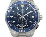 Tag Heuer Aquaracer Blue Dial Watch for Men - CAY111B.BA0927 Authentic Buy Shop Now