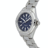 Tag Heuer Aquaracer Quartz Diamonds Blue Dial Silver Steel Strap Watch for Women - WAY131N.BA0748 Authentic Buy Shop Now