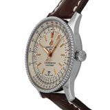 Breitling Navitimer 1 Automatic 41mm White Dial Brown Leather Strap Mens Watch - A17326211G1P1 Authentic Buy Shop Now
