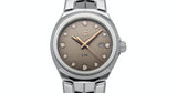 Tag Heuer Link Quartz Brown Dial Silver Steel Strap Watch for Women - WBC131E.BA0649 Authentic Buy Shop Now