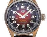Tag Heuer Autavia Maroon Dial Watch for Men - WBE5193.FC8300 Authentic Buy Shop Now