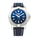 Breitling Avenger Automatic 43 Blue Dial Blue Nylon Strap Watch for Men - A17318101C1X1 Authentic Buy Shop Now
