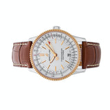 Breitling Navitimer Automatic 41mm White Dial Brown Leather Strap Mens Watch - U17326241G1P1 Authentic Buy Shop Now
