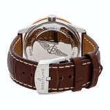 Breitling Navitimer Automatic 41mm White Dial Brown Leather Strap Mens Watch - U17326241G1P1 Authentic Buy Shop Now