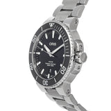 Oris Aquis Date Black Dial Silver Steel Strap Watch for Men - 0173377304134-0782405PEB Authentic Buy Shop Now