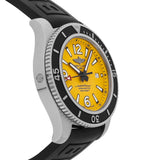 Breitling Superocean Automatic 44mm Yellow Dial Black Rubber Strap Watch for Men - A17367021I1S1 Authentic Buy Shop Now