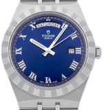 Tudor Royal Automatic Blue Dial Silver Steel Strap Watch for Men - M28600-0005 Authentic Buy Shop Now