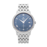 Omega De Ville Prestige Co-Axial Blue Dial Silver Steel Strap Watch for Men - 424.10.40.20.03.002 Authentic Buy Shop Now
