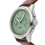 Breitling Premier B09 Chronograph 40 Green Dial Brown Leather Strap Watch for Men - AB0930D31L1P1 Authentic Buy Shop Now