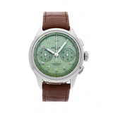 Breitling Premier B09 Chronograph 40 Green Dial Brown Leather Strap Watch for Men - AB0930D31L1P1 Authentic Buy Shop Now